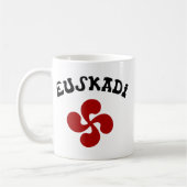 Baskisches Kreuz Euskadi Rouge Kaffeetasse (Links)
