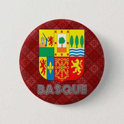 Baskisches Wappen Button (Vorderseite)