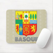 Baskisches Wappen Mousepad (Mit Mouse)