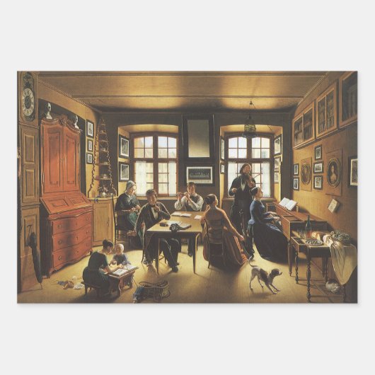 Basler Familienkonzert von Sebastian Gutzwiller Geschenkpapier Set (Vorderseite 3)