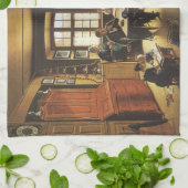 Basler Familienkonzert von Sebastian Gutzwiller Geschirrtuch (Gefaltet)