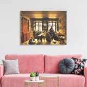 Basler Familienkonzert von Sebastian Gutzwiller Leinwanddruck (Insitu (Wohnzimmer))