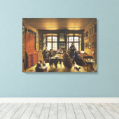 Basler Familienkonzert von Sebastian Gutzwiller Leinwanddruck (Insitu (Holzboden))