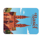 Basler Münster Schweiz Magnet (Horizontal)