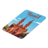 Basler Münster Schweiz Magnet (Linke Seite)