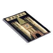 Basler Vintage-Reiseplakat Neu Notizblock (Rechte Seite)