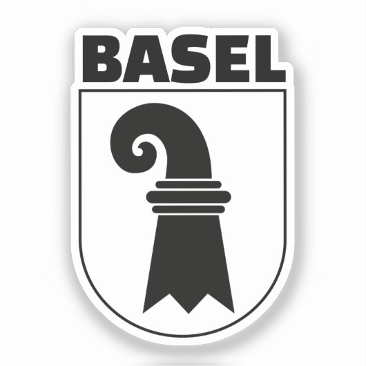 Basler Wappen Aufkleber (Vorderseite)