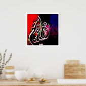 Basmallah 4 poster (Küche)