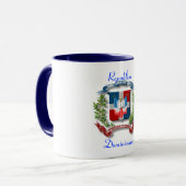 Baso-Republica Dominicana Tasse (Vorderseite Links)