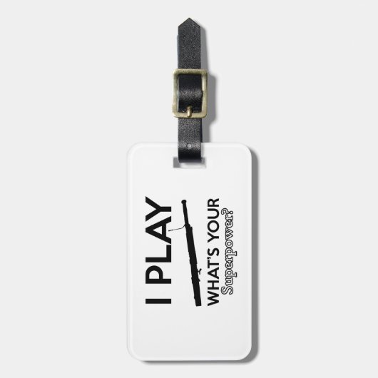 basoon gepäckanhänger (Vorderseite vertikal)