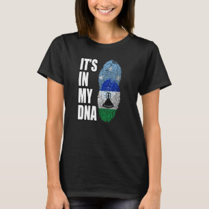Basotho und mikronesische DNA-Erbeflagge gemischt T-Shirt