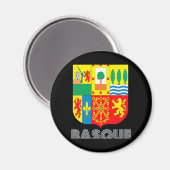 Basquan Emblem Magnet (Vorderseite/Rückseite)