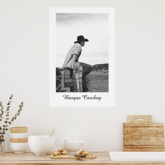 Basque Cowboy Poster (Küche)