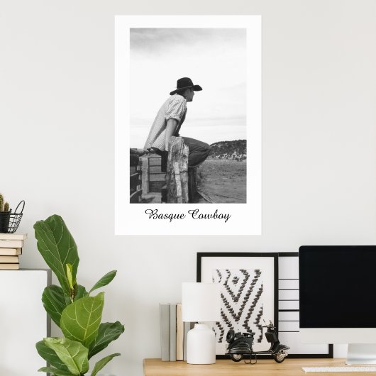 Basque Cowboy Poster (Heimbüro)