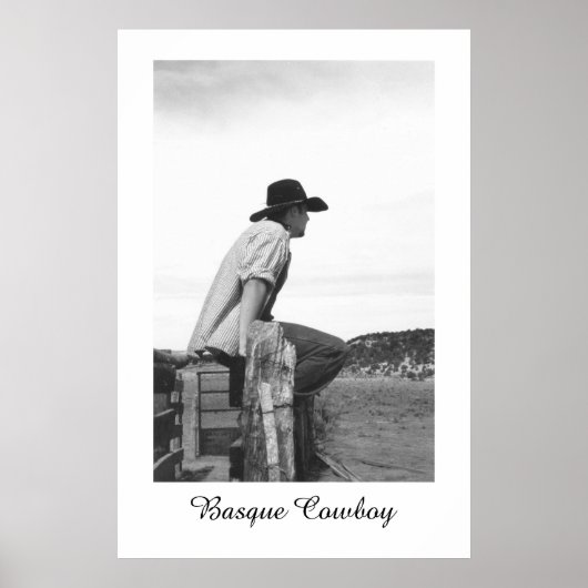 Basque Cowboy Poster (Vorne)
