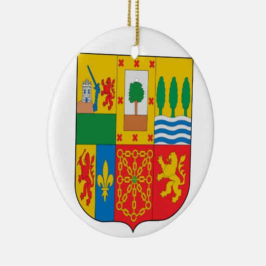 BASQUE* EUSKADI kundenspezifische Keramikornament (Rechts)