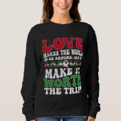 Basque Flag Men & Women Cute Til Basques Sweatshirt (Vorderseite)