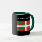 BASQUE* Land-Kaffee-Tasse Euskal Herria Tasse (VorderseiteRechts)