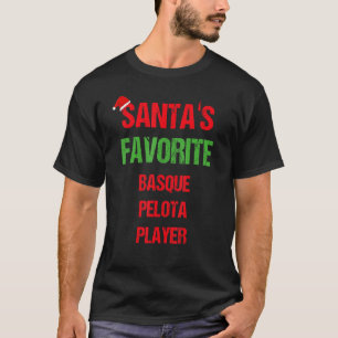 Basque Pelota Player Funny Pajama Weihnachten T-Shirt