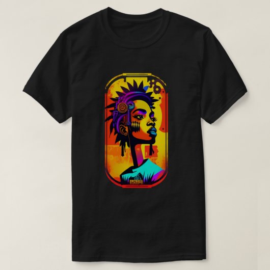 Basquiat Inspiriert Rock Music Illustration Art T-Shirt (Design vorne)