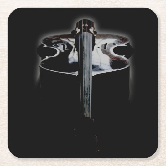 Bass 1 Coercnm Rechteckiger Pappuntersetzer (Vorderseite)