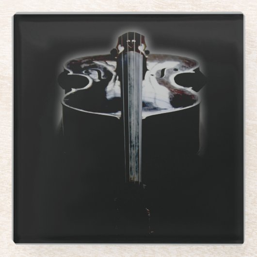 Bass-1-Küste Glasuntersetzer (Vorderseite)