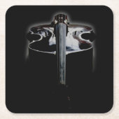 Bass-1-Küste Rechteckiger Pappuntersetzer (Vorderseite)