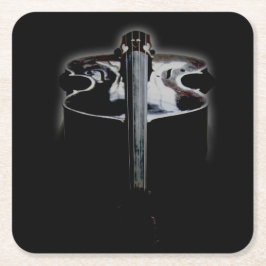 Bass-1-Küste Rechteckiger Pappuntersetzer