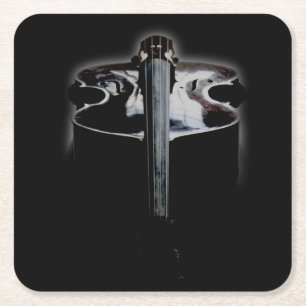 Bass-1-Küste Rechteckiger Pappuntersetzer