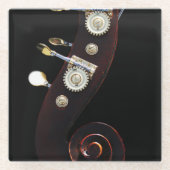 Bass-2-Küste Glasuntersetzer (Vorderseite)