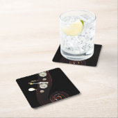 Bass-2-Küste Rechteckiger Pappuntersetzer (Vor Ort)