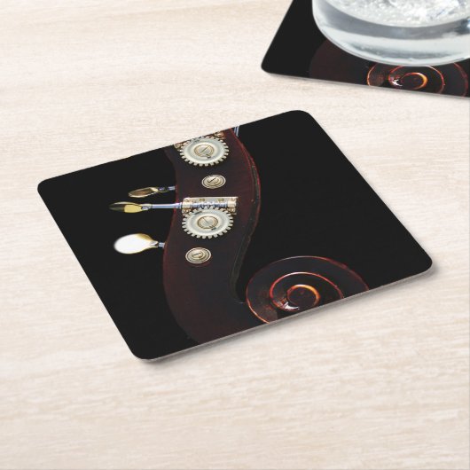 Bass-2-Küste Rechteckiger Pappuntersetzer (angewinkelt)