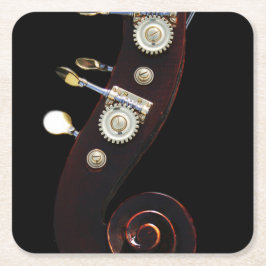 Bass-2-Küste Rechteckiger Pappuntersetzer