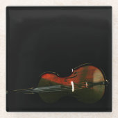 Bass 3 Küste Glasuntersetzer (Vorderseite)