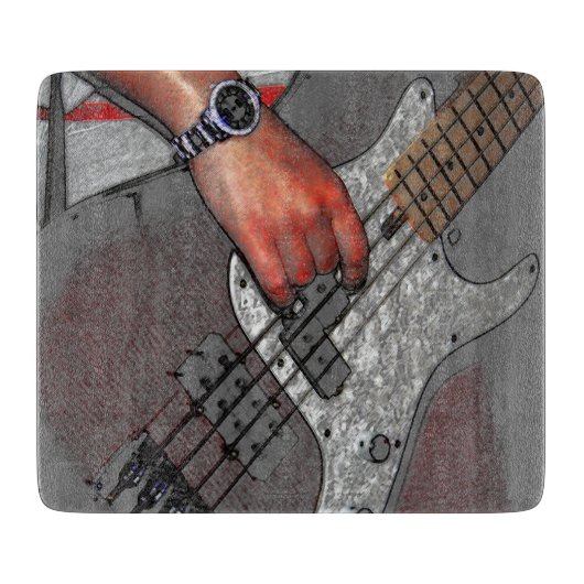 Bass 4 cbcna schneidebrett (Vorderseite)