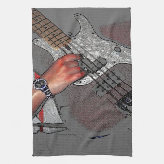 Bass 4 ktcna geschirrtuch (Vertikal)