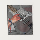 Bass 4 Watcnm Wandteppich (Vorderseite)