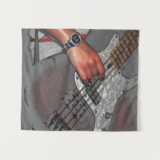 Bass 4 wtcna wandteppich (Vorderseite (Horizontal))