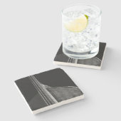 Bass 5-Küstenercnm Steinuntersetzer (Seitenansicht)