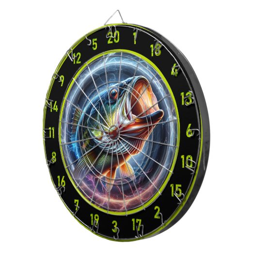 Bass Adventure auf Dart Board Dartscheibe (Vorderseite rechts)