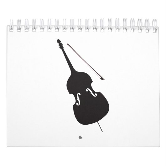 Bass And Bow Silhouette Kalender (Titelbild)