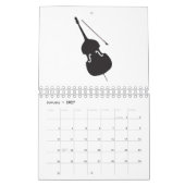 Bass And Bow Silhouette Kalender (Jan 2027)