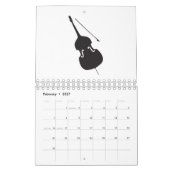 Bass And Bow Silhouette Kalender (Feb 2027)