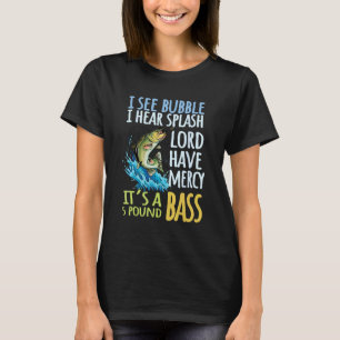 Bass-Angeln Angelsport Schwarzbarsch Fisch T-Shirt