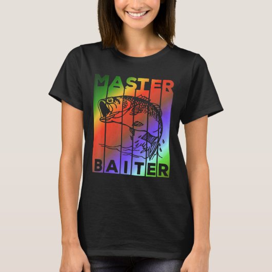 Bass-Angeln Master Baiter T-Shirt (Vorderseite)