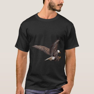 Bass-Angeln-Tarnung Amerikanische Flagge Patriotis T-Shirt