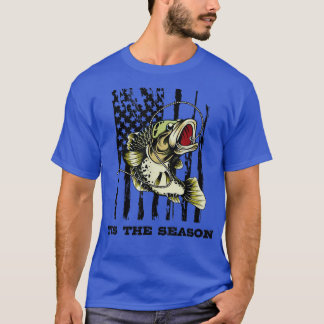 Bass-Angelsaison ist die Saison Bass mit Ameri T-Shirt