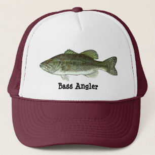 Bass-Angler, Bass-Angler-Hut/Kappe Truckerkappe