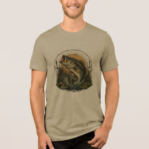 Bass-Angler-Shirt | Forellenhecht-Bass-Angler-T-Sh