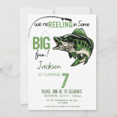 Bass Bass Birthday Portrait Einladung (Vorderseite)